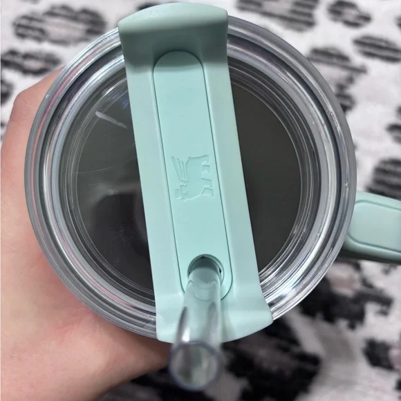 Stanley 40oz. Sky Blue Tumbler with Holographic Fireworks! - Picture 10 of 10